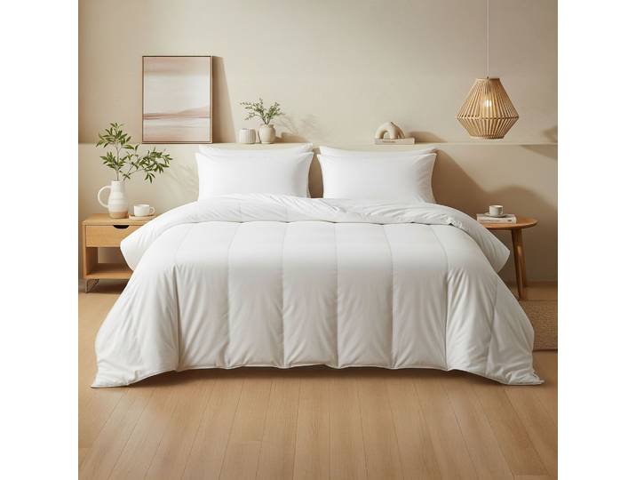 Couette légère été 175gr/m² anti-acariens et anti-bactériens 140x200 cm