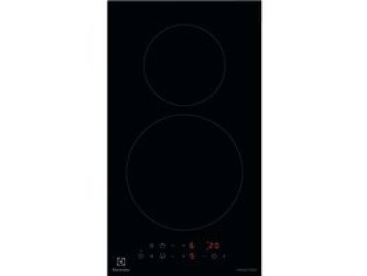 Plaque de cuisson à induction vitrocéramique - Electrolux - 2 zones de cuisson - Commande tactile