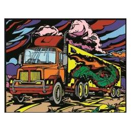 ColorVelvet Ausmalbild "Samt" 47x35cm LKW (71618606)