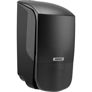 Katrin Seifenspender 77359, zur Wandmontage, Kunststoff, schwarz, 500ml
