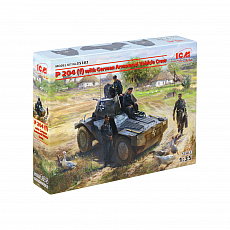 ICM - P 204 (f) mit deutscher Panzerfahrzeugbesatzung - 1:35 - 137 Teile 306526