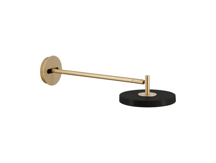 Umage Asteria Wall Wandleuchte Long, Black-brass