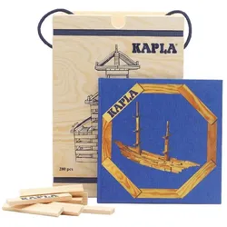 KAPLA® 280er KASTEN : 280 Plättchen + 1 Buch blau