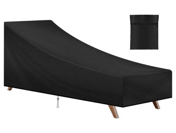Gartenliege Abdeckung 210x75x40/80cm Oxford Wasserdicht UV-Schutz Winddicht