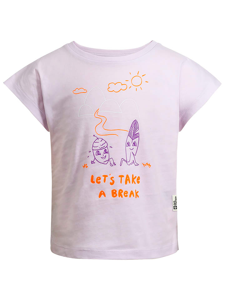 Jack Wolfskin Shirt "Take a Break" in Lila - 164