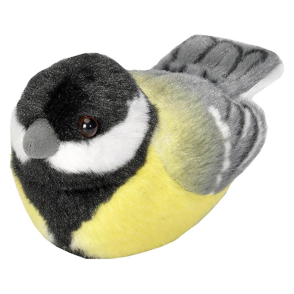Wild Republic Plüsch Kohlmeise singend RSPB Birds (18 cm) (19485)