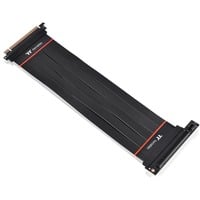 PCIe 90° Extender Kabel 4.0 16x 30cm, Verlängerungskabel schwarz, abgewinkelt