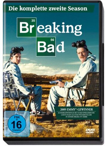 Bryan Cranston - Breaking Bad - Die komplette zweite Season (Amaray) [4 DVDs] - Preis vom 08.10.2026 07:26:42 h