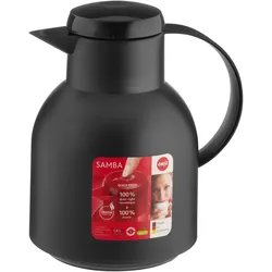 Emsa Isolierkanne Samba Quick Press Polypropylen (PP) 1 l schwarz