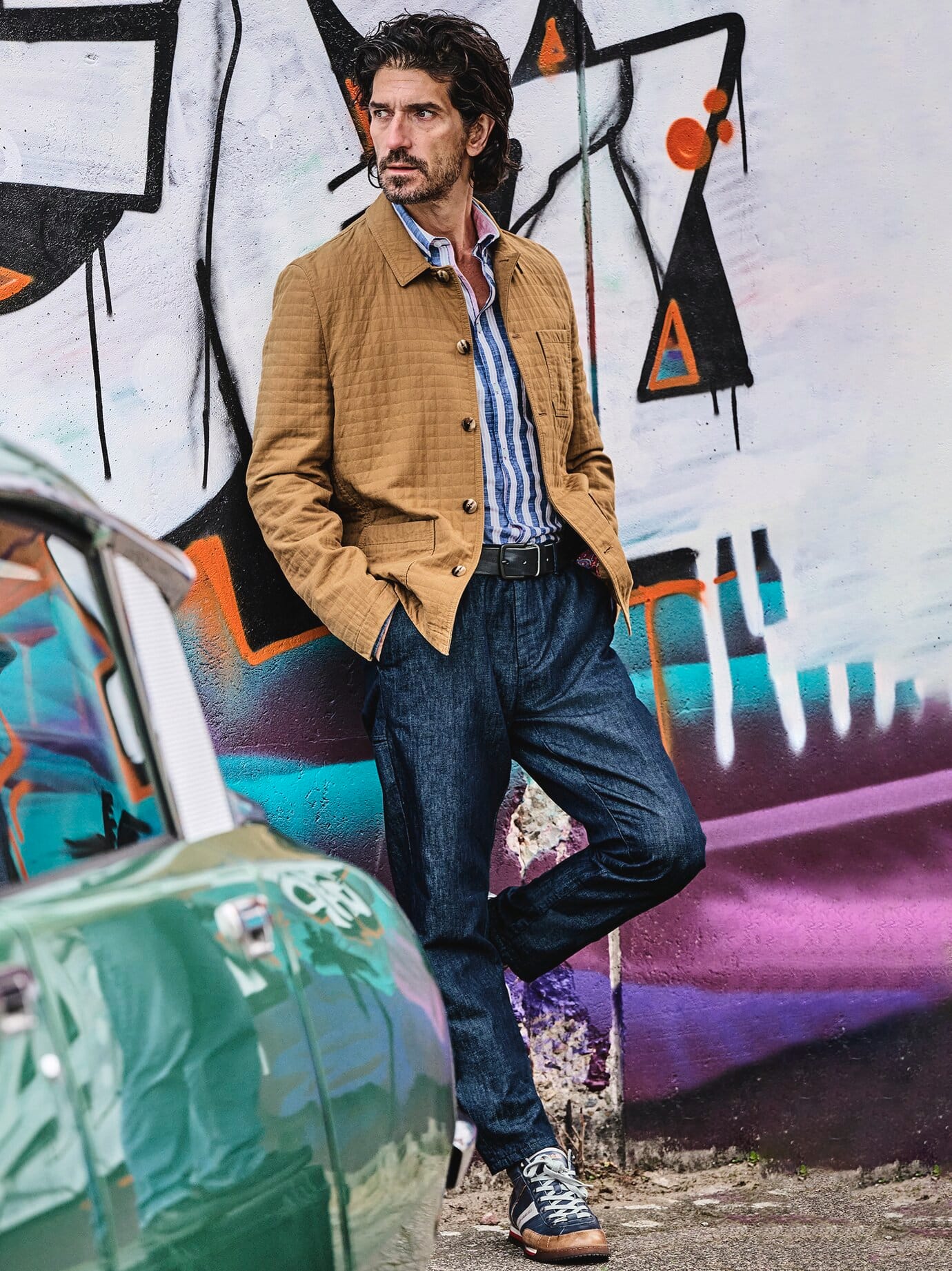 Mey & Edlich Sommer-Denim-Chino Blau 31/32