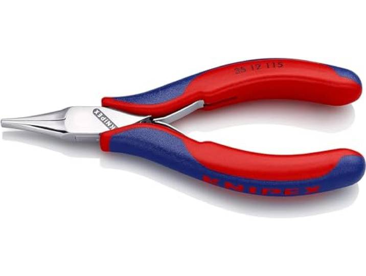 KNIPEX Elektronica-grijptang met doorgestoken scharnier, 35 12 115 SB