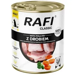 DOLINA NOTECI Nassfutter für Hunde Rafi Classic mit Geflügel 800g