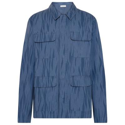 KnowledgeCotton Apparel - Rip-Stop Northern Lights Overshirt - Freizeitjacke Gr L blau