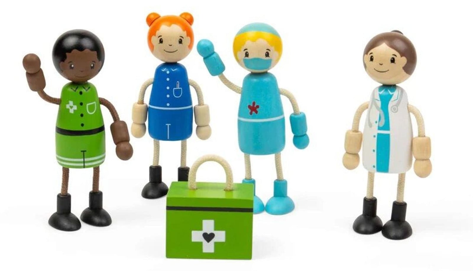 Tidlo Houten figuurtjes Zorgverleners