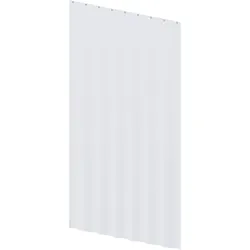 Care Duschvorhang 240 x 200 cm weiß
