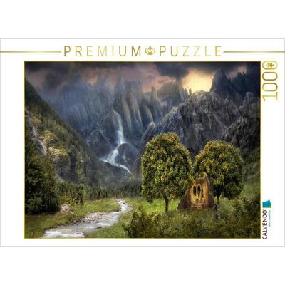 CALVENDO Puzzle Das heilige Tal | 1000 Teile Lege-Größe 64x48cm Foto-Puzzle für glückliche Stunden