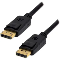MCL Câble DisplayPort mâle / mâle - (P) (5 m), Videokabel, Schwarz