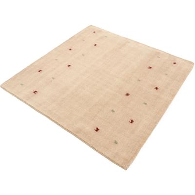 carpetfine "Gabbeh Uni, auch als Läufer und Rund erhältlich" quadratisch 15 mm Höhe reine Wolle, handgewebt, Gabbeh Loom Tiermotiv, große Farbauswahl