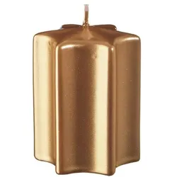 Kopschitz Kerzen Kerzen Sternkerzen Gold, 60 x 60 mm, 8 Stück
