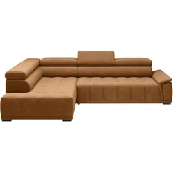 Ecksofa Gremio links Rostfarben