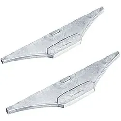 Zumtobel 22170085 Endkappenset MLevo / MLinf Endcap L RAW PAIR