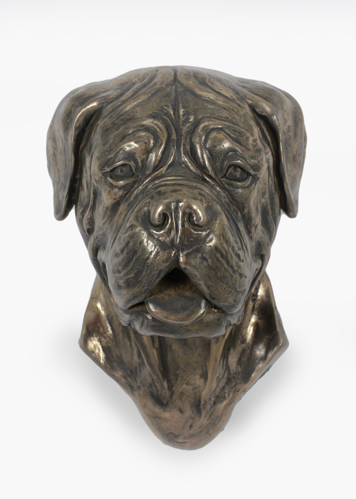 Art-Dog Dogue de Bordeaux hondenbeeldje hangende buste voor wanddecoratie