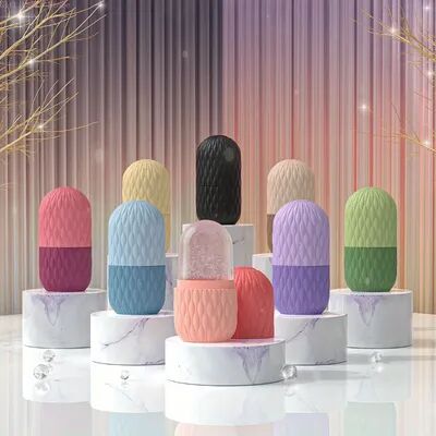 Frasier Beauty Reusable Ice Face Roller Mold, Facial Massage & Eye Beauty Tool For Shrinking Pores, Reducing Puffiness, And Cooling black