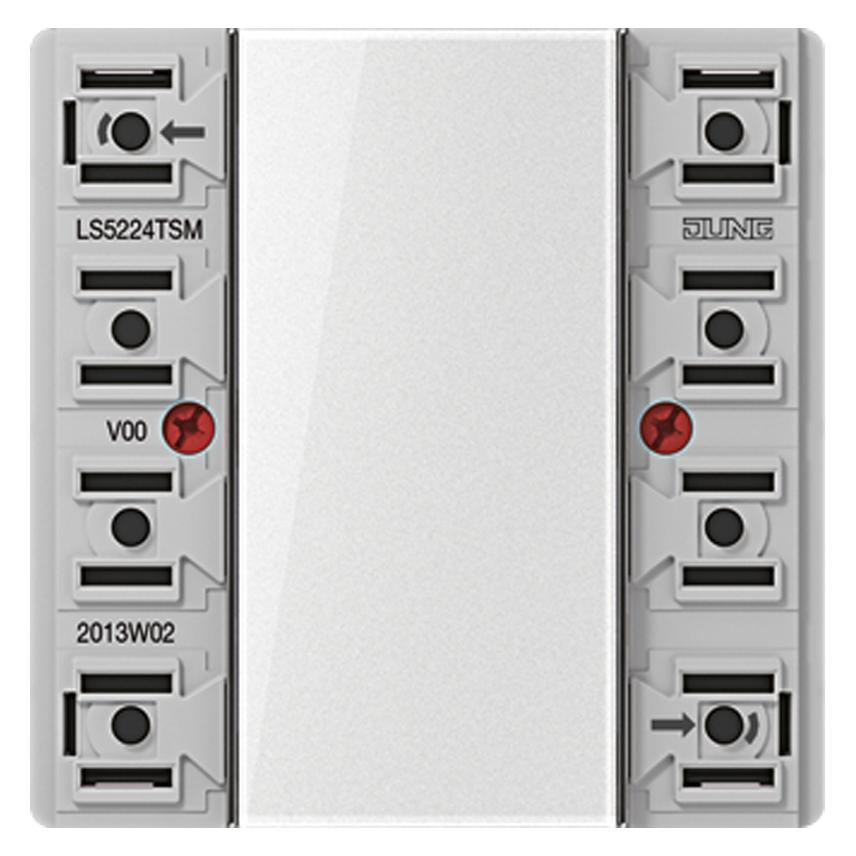 JUNG Tastsensor KNX LS UP perlmutt 2f 4pkt LS5224TSM (LS5224TSM)