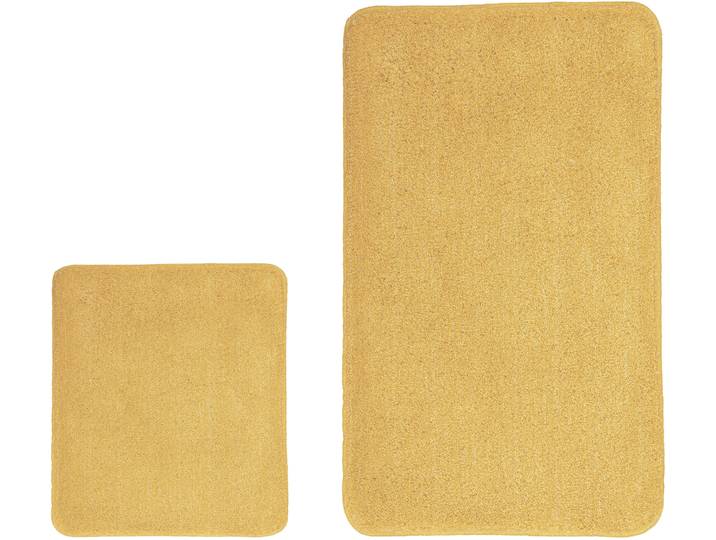 Badematte KLEINE WOLKE RELAX, Badvorleger, Badezimmer Teppich , gelb (mimose), H:30mm, Polyacryl, Badematten, Badematte, Badteppich, meliert, rechteckig, rund & als Set erhältlich