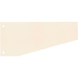Wekre Trennstreifen Trapez, chamois, 190g/m² Karton, 24 x 10,5 cm, 100 Stück