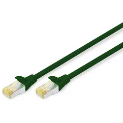 Digitus Patch-Kabel RJ-45 (M) zu RJ-45 (M) 0.25m Kupfer S/FTP Cat 6a grün