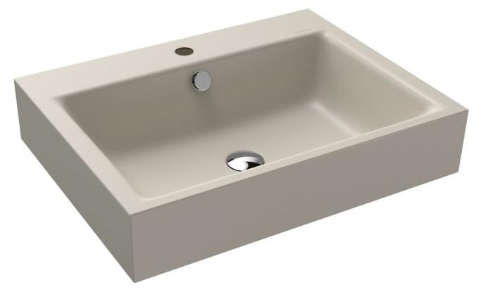 Kaldewei PURO wandwastafel 3164 met 1 kraanopening, Breedte: 60 cm