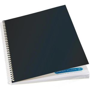 GBC Einbanddeckel HiGloss CE020010, schwarz, 250 g/m² Karton, glänzend, A4, 100 Stück