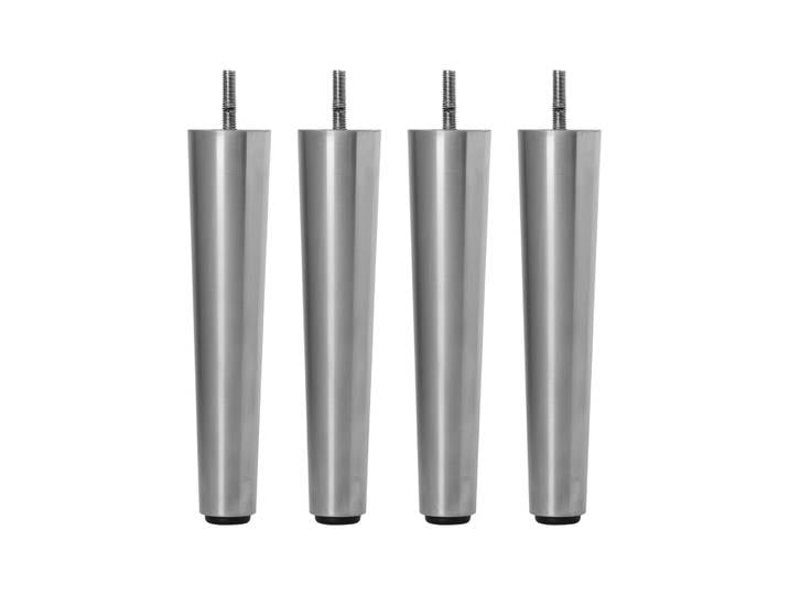 Broste Copenhagen Pied pour meubles Wind 20cm Lot de 4 Argenté