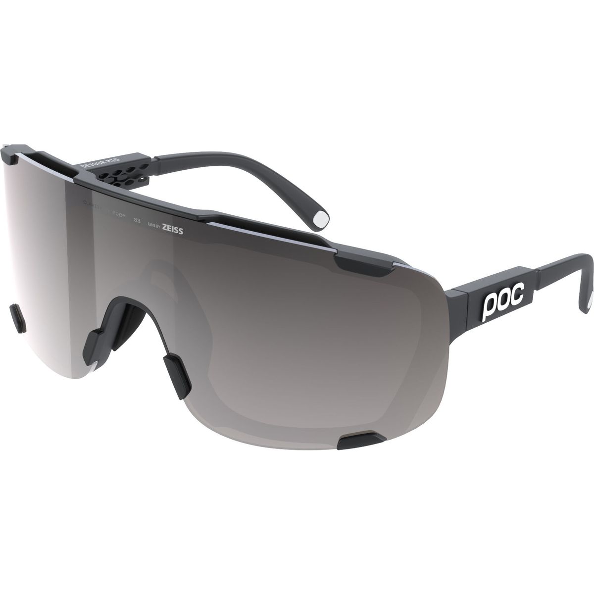 POC Devour Mid uranium black/clarity road/sunny silver (9569) ONE MA10129569ONE1