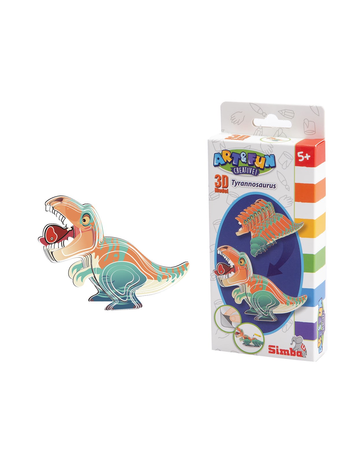 Simba 3D ModEvi LOVE Tyrannosaurus