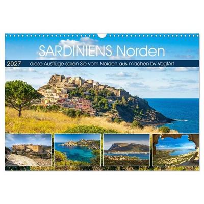 Sardiniens Norden (Wandkalender 2027 DIN A3 quer), CALVENDO Monatskalender