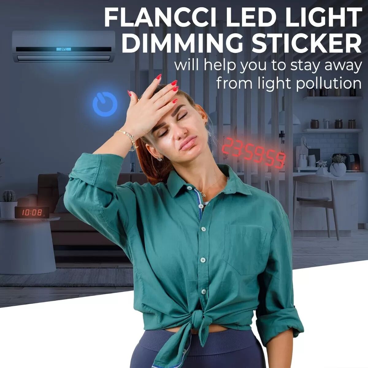 INF 113 Formes Stickers Blackout - Stickers d'Atténuation pour Électronique, Couvre-Lumières LED Amovibles