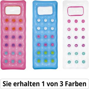 Bestway Luftmatratze 43040 Fashion Lounge, 188 x 71cm, mit Kopfstütze, farbig sortiert, für 1 Person
