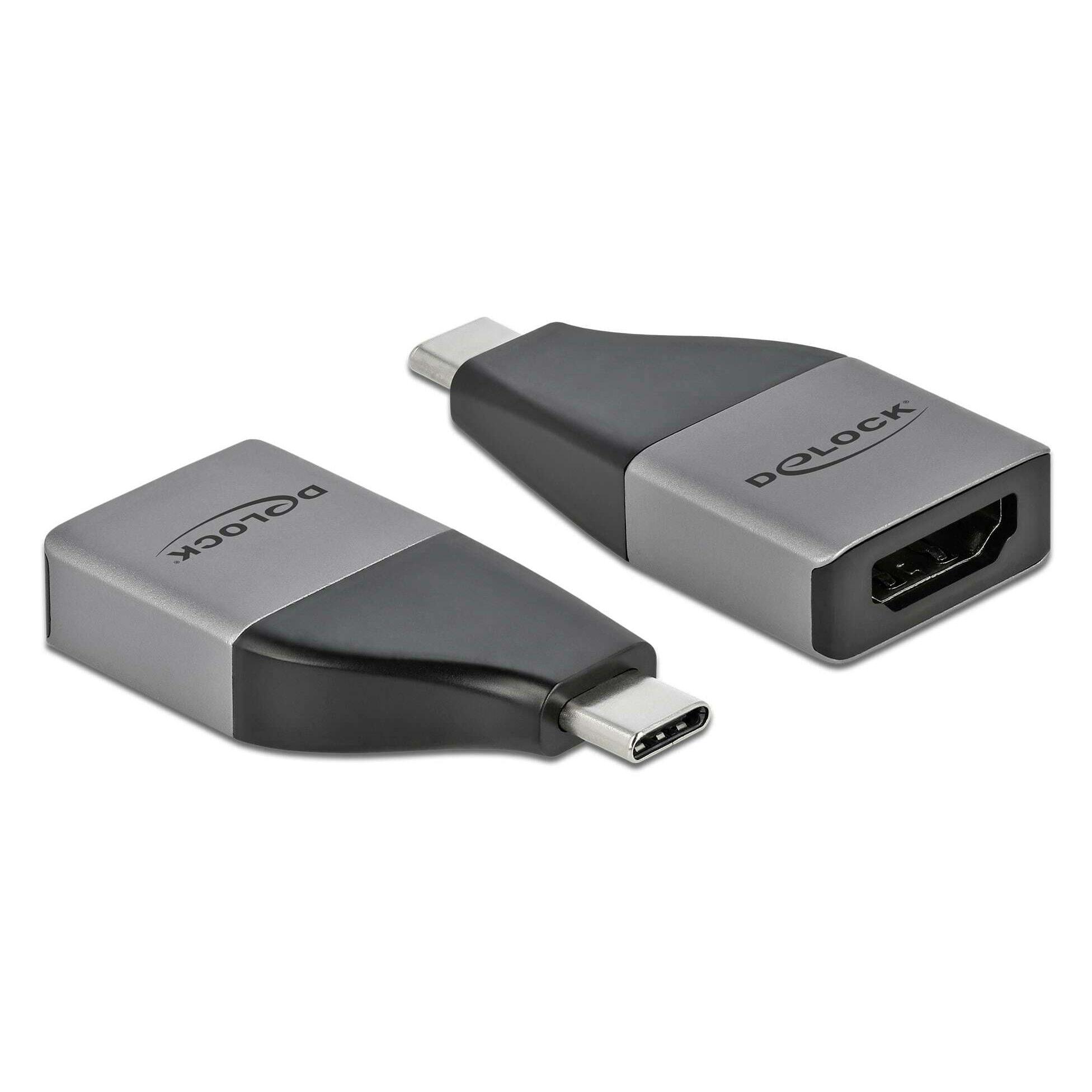 Delock USB Type-C Adapter zu HDMI (DP Alt Mode) 4K 60 Hz + HDR (HDMI) (64119)
