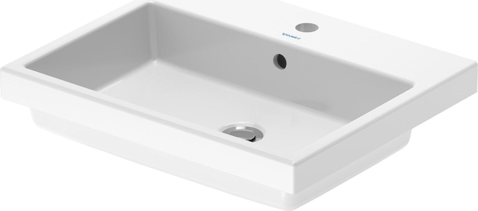 Duravit Vero Air inbouw wastafel met 1 gat, B: 55 cm, D: 45,5 cm