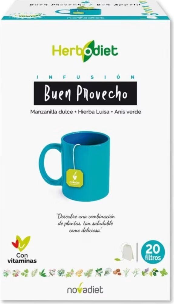 Novadiet Herbodiet Infusión Bienestar Barriga Plana Talla Única Unisex