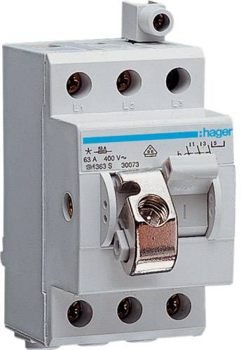 Hager Schaltermodul Grau 63A 400V SH363S