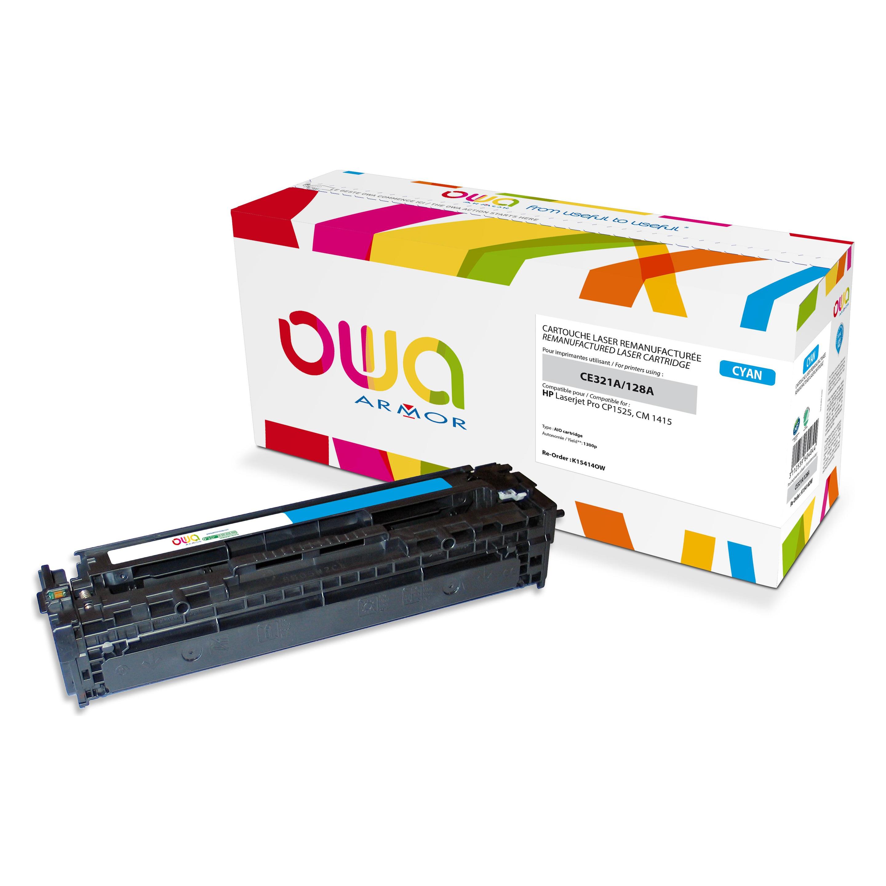Armor OWA K15414 - Cyan  - Tonerpatrone (C) (K15414OW)