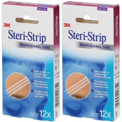 Steri Strip steril 3x75mm 1540P x2 2x12x5 St Streifen