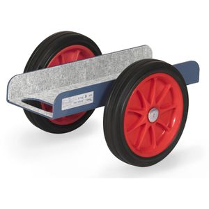 Fetra Plattenwagen 4165, Gummireifen, 150x500mm U-Profil, Plattenroller, Tragkraft 500kg