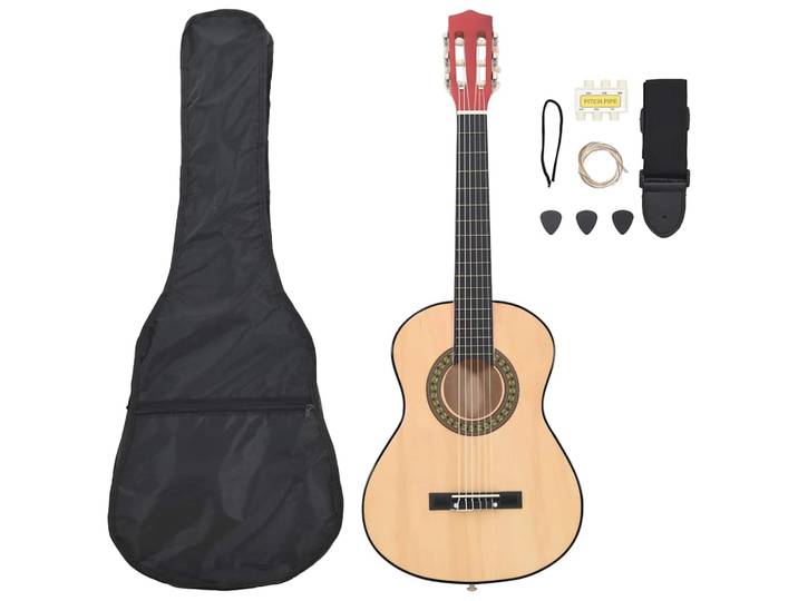 vidaXL 8-tlg. Klassische Gitarre für Kinder-Anfänger 1/2 34