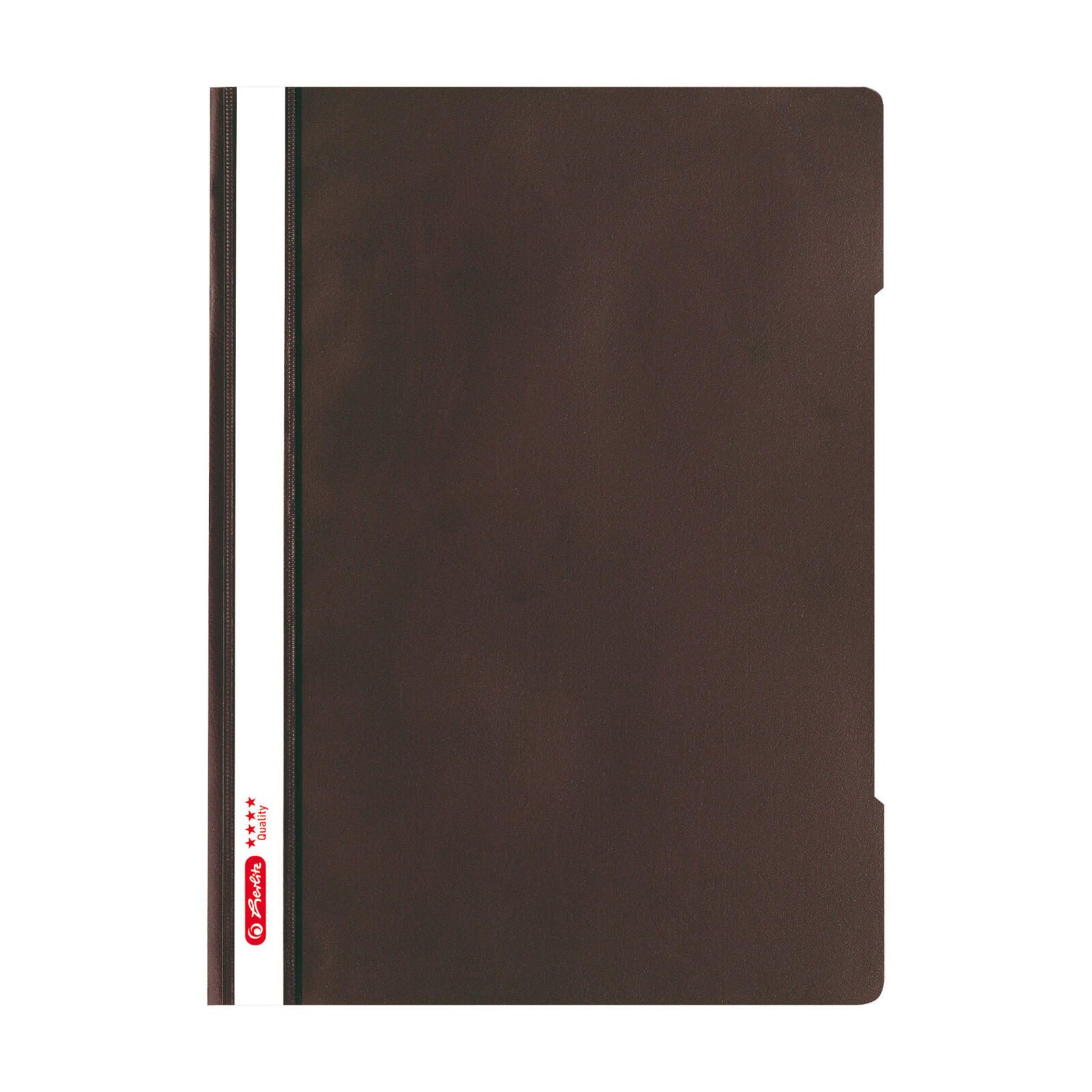 herlitz Schnellhefter Quality DIN A4 Kunststoff braun 400194455