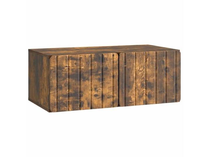Makastle Hängender TV Schrank Raucheiche 78,5x41x30 cm