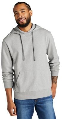 Allmade AL4000 Organic French Terry Pullover Hoodie in Granite Grey Heather size Small   Cotton